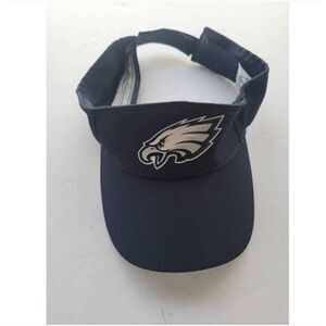 Philadelphia eagles Black Sun VISOR Unisex Black Nwot never used